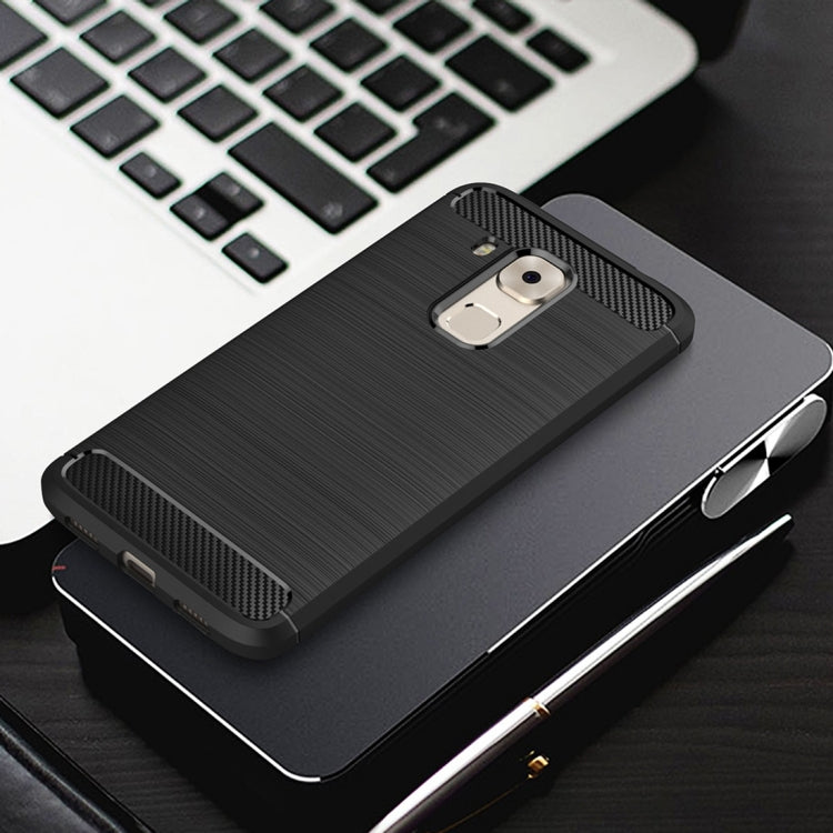 For Huawei Maimang 5 Brushed Texture Carbon Fiber TPU Protective Case