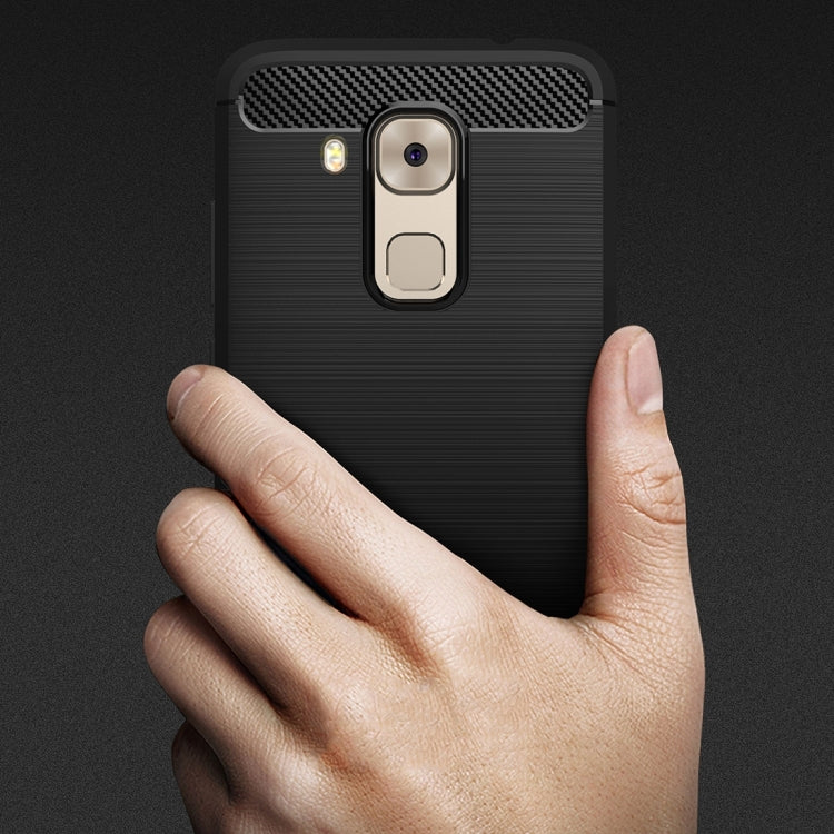 For Huawei Maimang 5 Brushed Texture Carbon Fiber TPU Protective Case