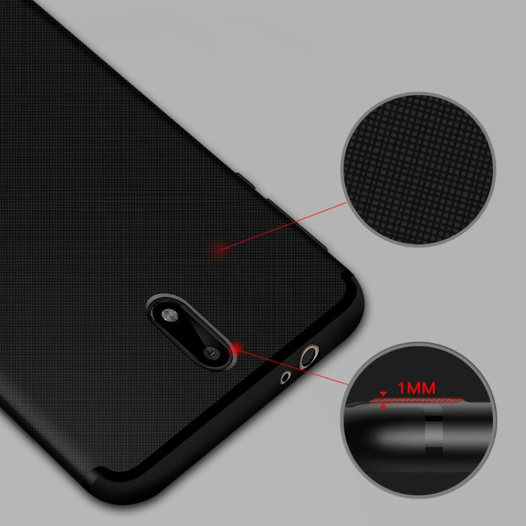 For Nokia 3 Cross Texture 0.3mm Ultra-thin TPU Full Coverage Shockproof Soft Protective Back Cover Case(Black)