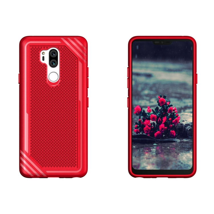 Lattice Texture TPU Shockproof Case for LG G7 ThinQ