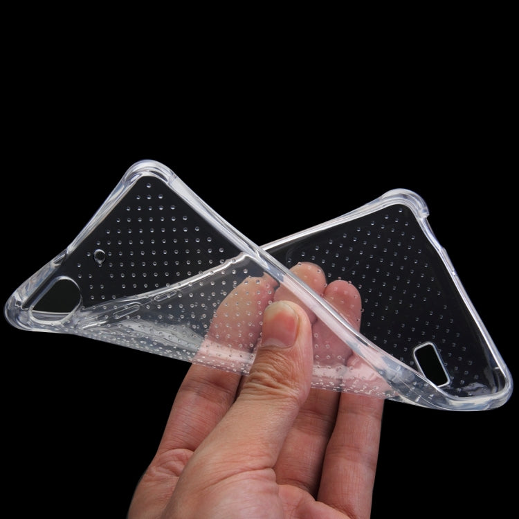 For Huawei Honor 4C Shock-resistant Cushion TPU Protective Case(Transparent)