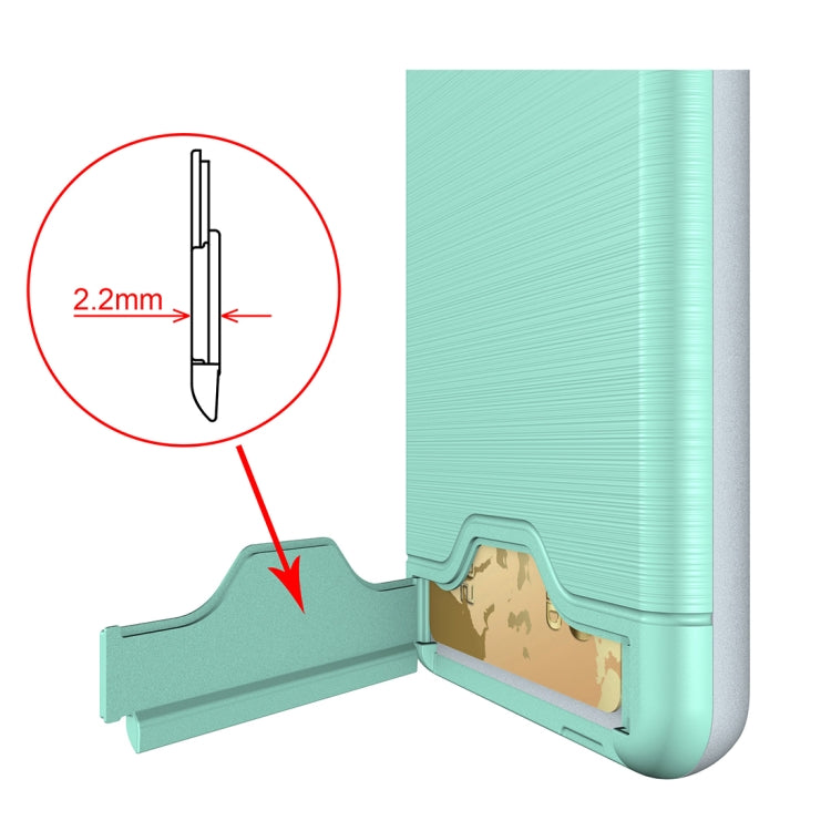 For Google Pixel 2 Brushed Texture Separable PC + TPU Protective Combination Back Case with Holder & Card Slot