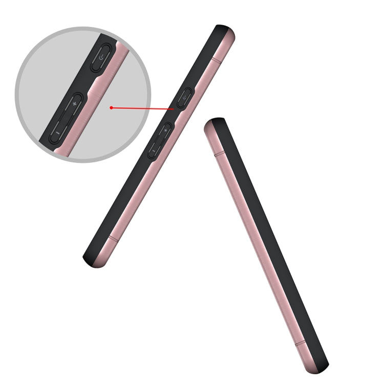 For Google Pixel 2 Brushed Texture Separable PC + TPU Protective Combination Back Case with Holder & Card Slot