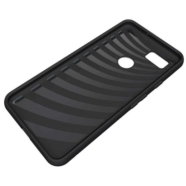 For Google Pixel 2 XL Brushed Texture Separable PC + TPU Protective Combination Back Case with Holder & Card Slot
