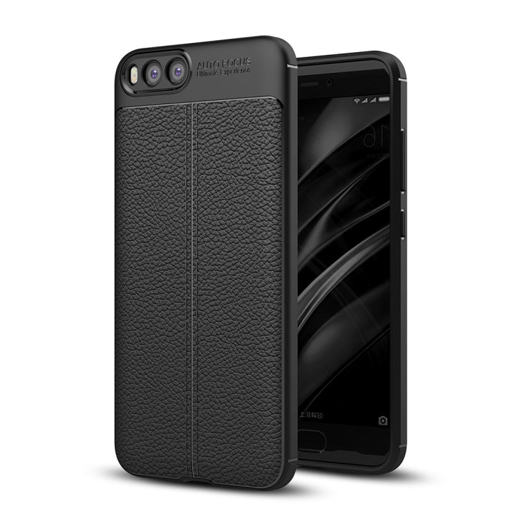For Xiaomi Mi 6 Litchi Texture TPU Protective Case