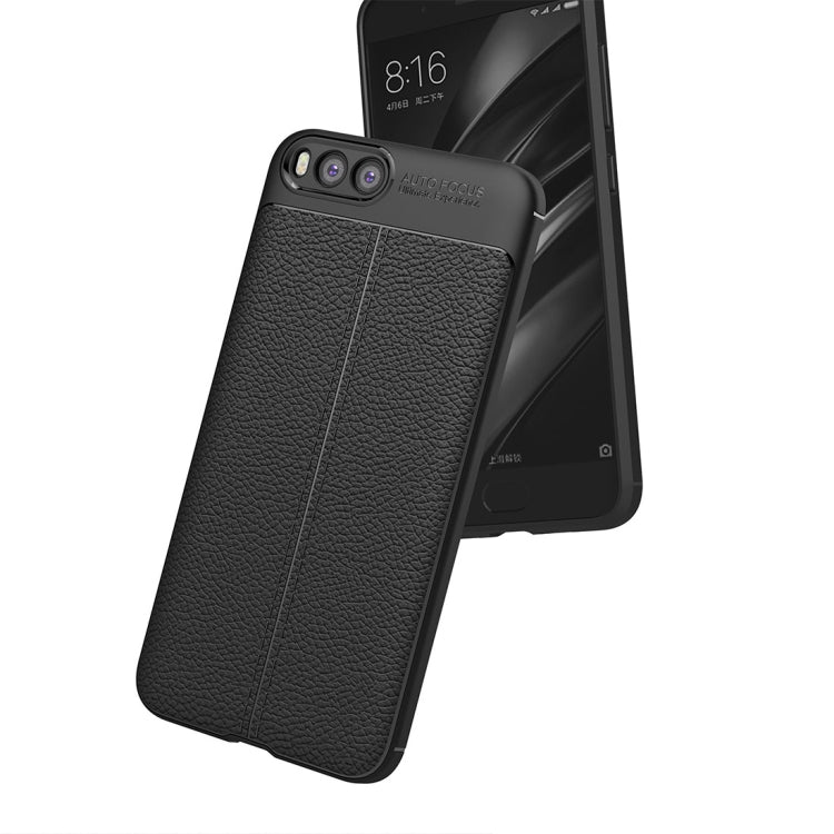 For Xiaomi Mi 6 Litchi Texture TPU Protective Case