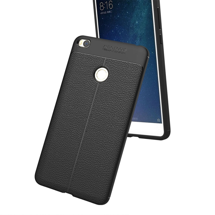 For Xiaomi Max 2 Litchi Texture TPU Protective Case