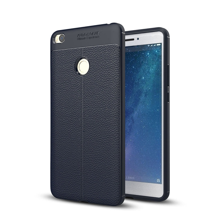 For Xiaomi Max 2 Litchi Texture TPU Protective Case
