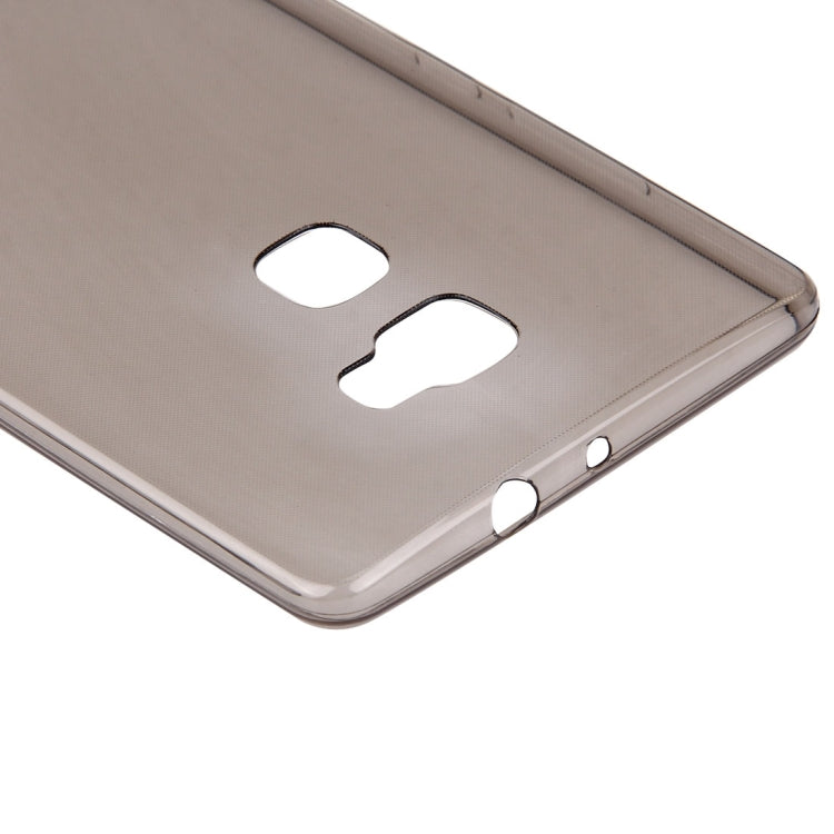For Huawei Mate 7S 0.75mm Ultra-thin Transparent TPU Protective Case(Grey)