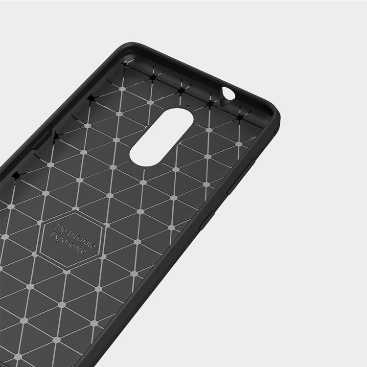 For Lenovo K8 Brushed Carbon Fiber Texture TPU Shockproof Anti-slip Soft Protective Back Cover Case