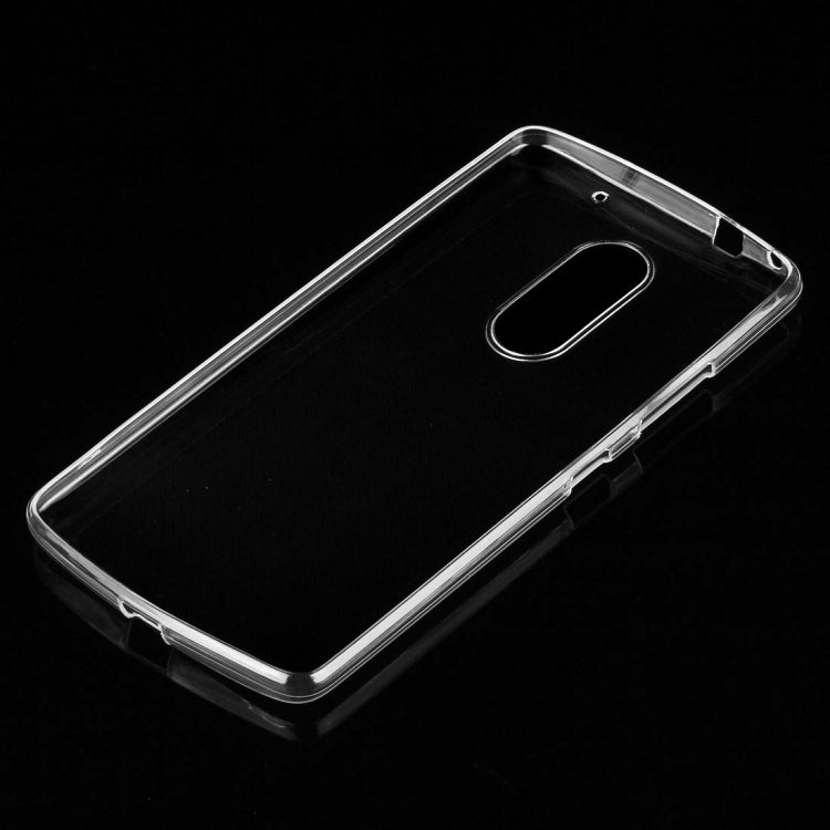 For Lenovo Lemon X3 C50 0.75mm Ultra-thin Transparent TPU Protective Case + Tempered Glass Film Screen Protector