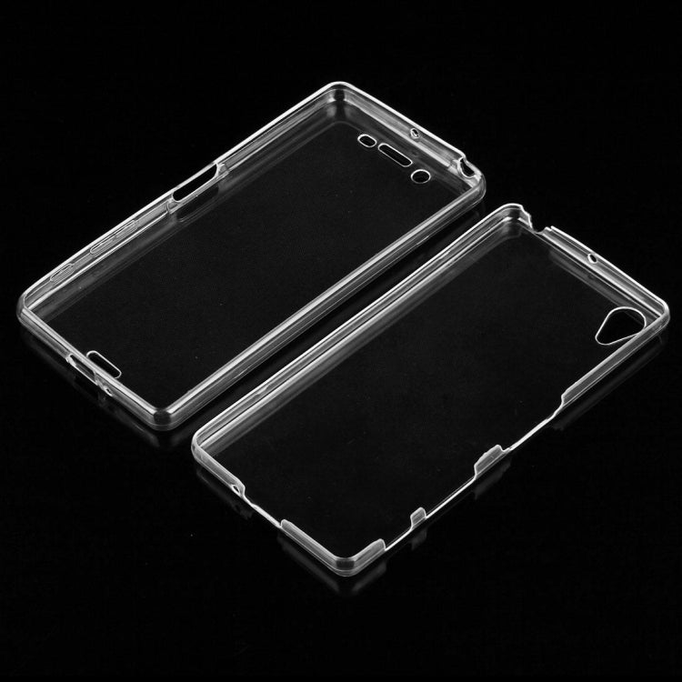 For Sony Xperia X 0.75mm Double-sided Ultra-thin Transparent TPU Protective Case(Transparent)