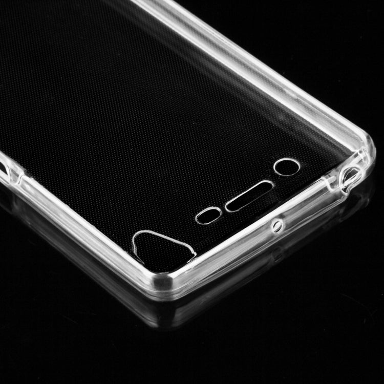For Sony Xperia X 0.75mm Double-sided Ultra-thin Transparent TPU Protective Case(Transparent)