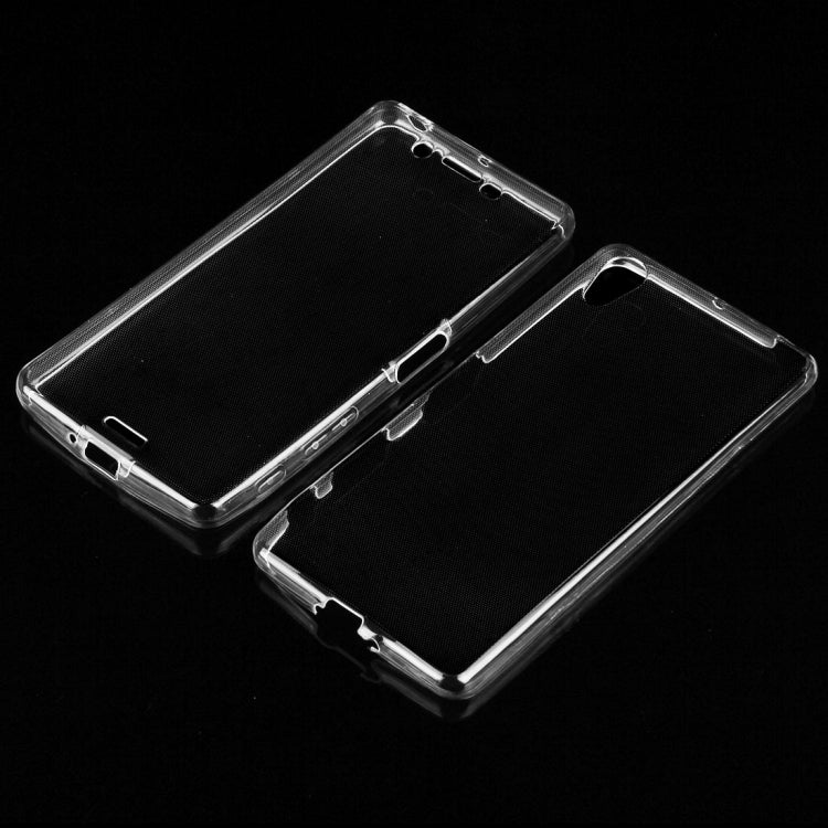 For Sony Xperia X Performance 0.75mm Double-sided Ultra-thin Transparent TPU Protective Case(Transparent)