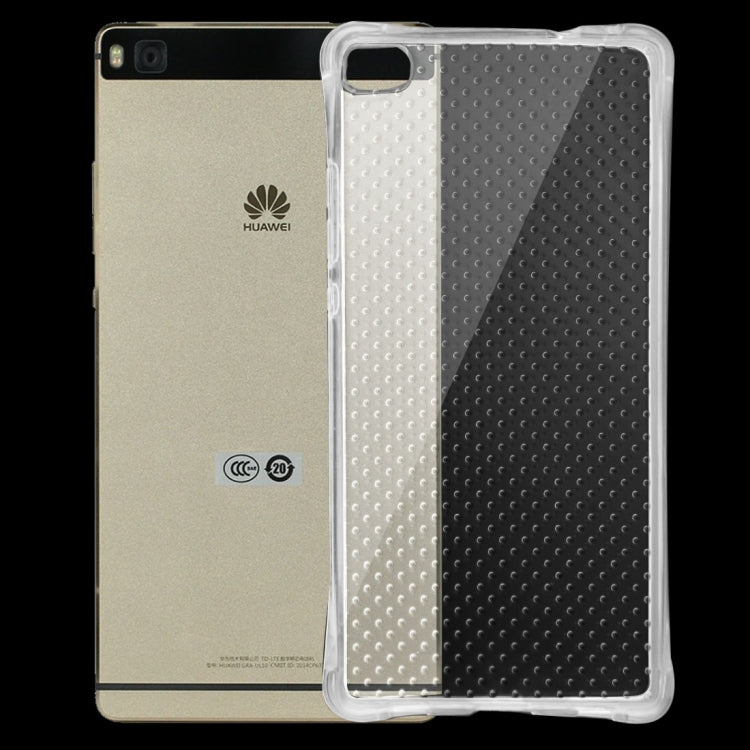 For Huawei P8 Shock-resistant Cushion TPU Protective Case(Transparent)