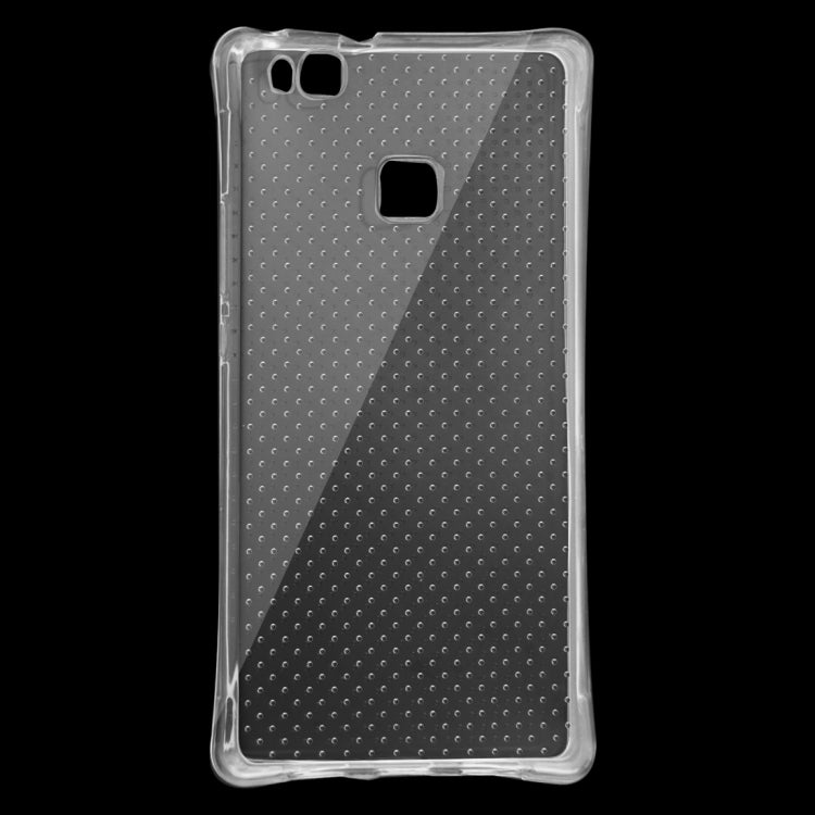 For Huawei P9 Lite Shock-resistant Cushion TPU Protective Case(Transparent)