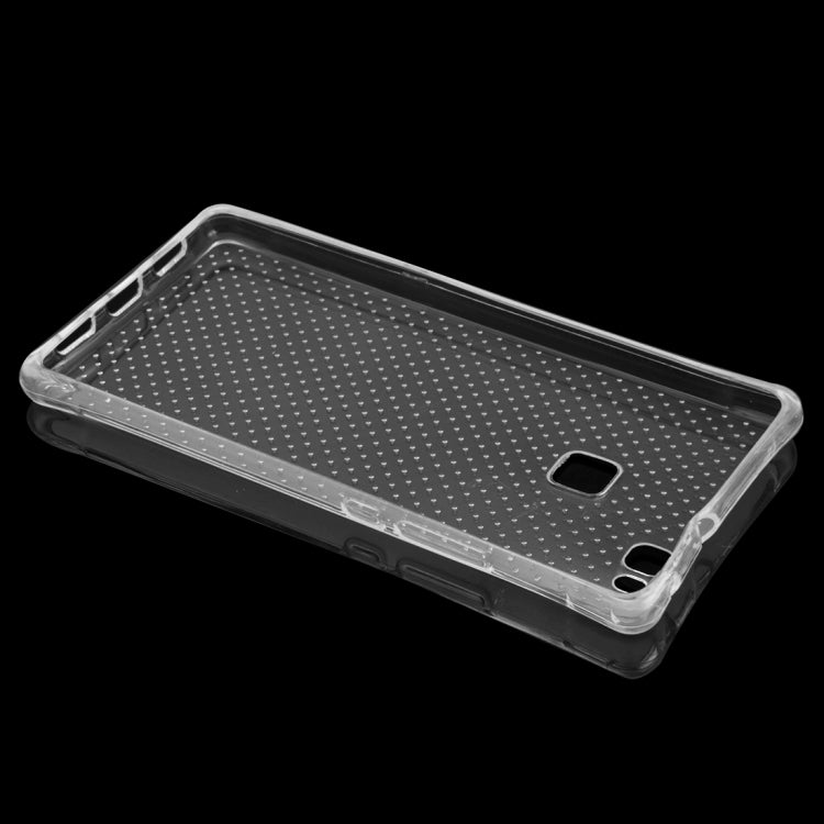 For Huawei P9 Lite Shock-resistant Cushion TPU Protective Case(Transparent)
