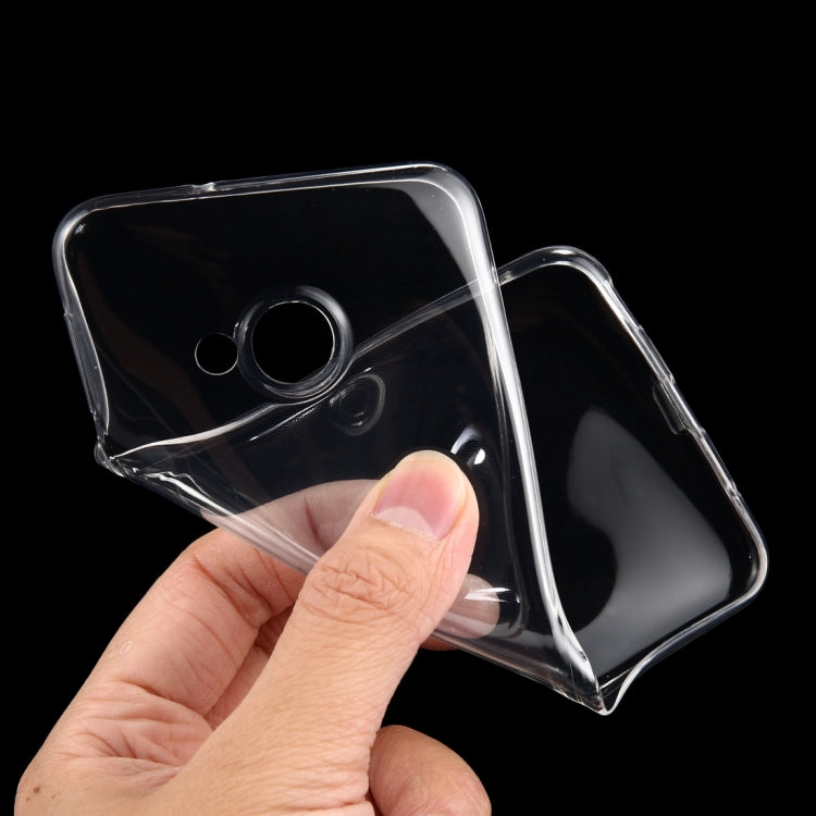 50 PCS for HTC U Play 0.75mm Ultra-thin Transparent TPU Protective Case