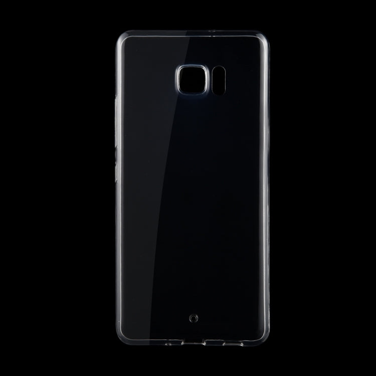 50 PCS for HTC U Ultra 0.75mm Ultra-thin Transparent TPU Protective Case