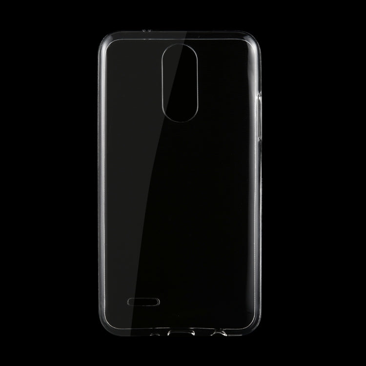 For LG K4 (2017) (EU Version) 0.75mm Ultra-thin Transparent TPU Protective Case(Transparent)