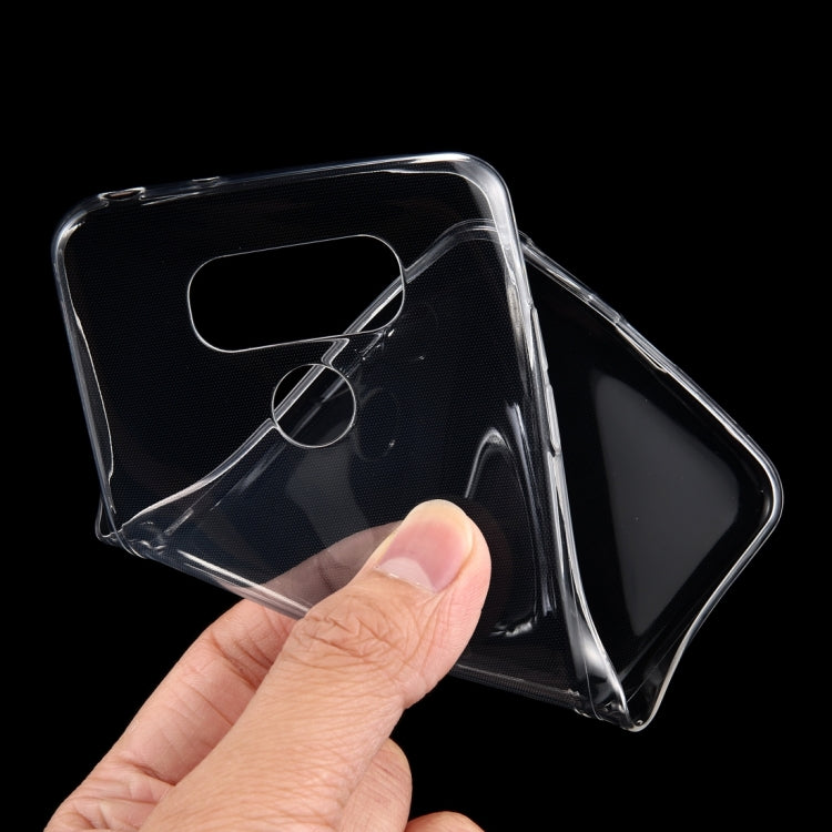 50 PCS for LG G6 0.75mm Ultra-thin Transparent TPU Protective Case