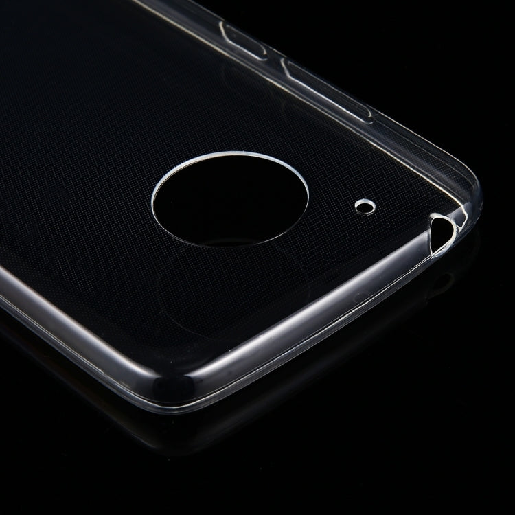 For Motorola Moto G (5th Gen.) 0.75mm Ultra-thin Transparent TPU Protective Case(Transparent)