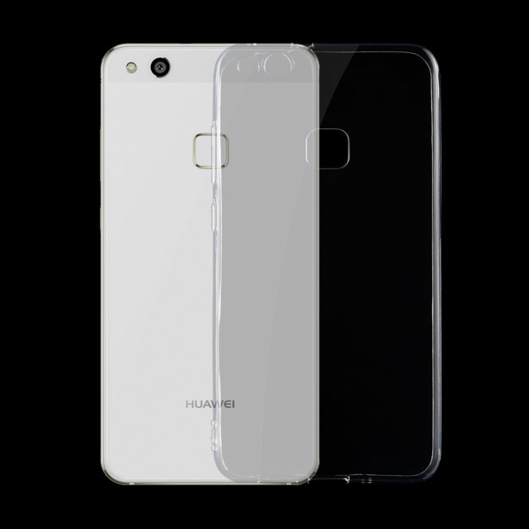 For Huawei P10 Lite 0.75mm Ultra-thin Transparent TPU Protective Case(Transparent)