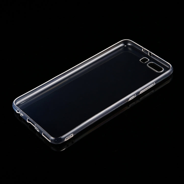50 PCS for Huawei P10 Plus 0.75mm Ultra-thin Transparent TPU Protective Case