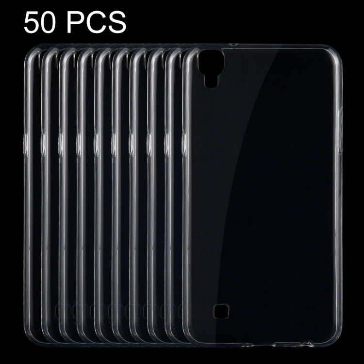 50 PCS for LG X Power 0.75mm Ultra-thin Transparent TPU Protective Case