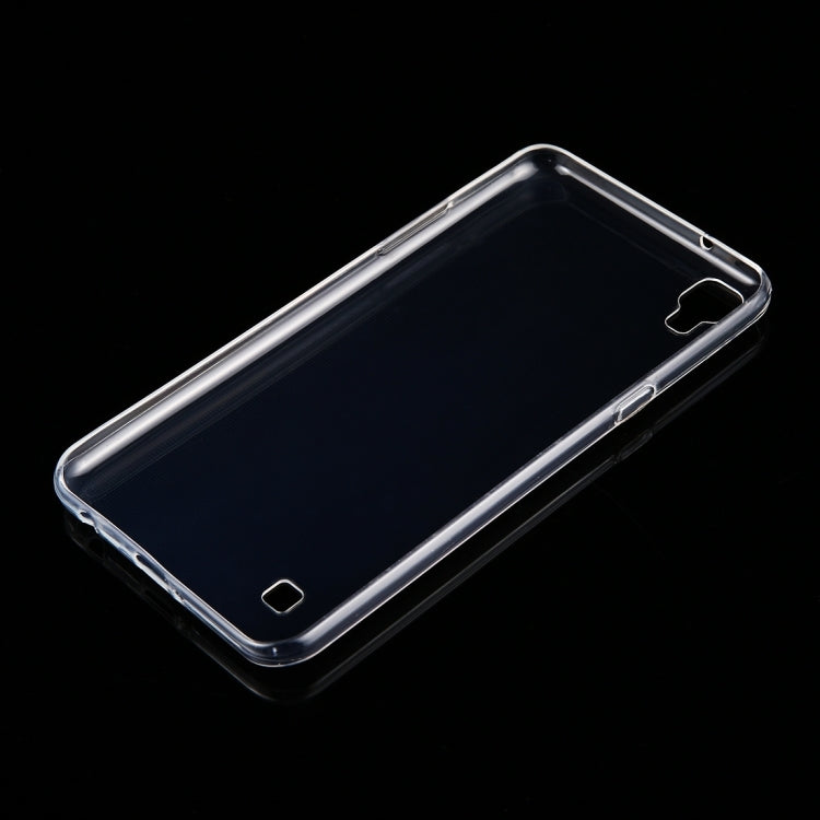 For LG X Power 0.75mm Ultra-thin Transparent TPU Protective Case(Transparent)