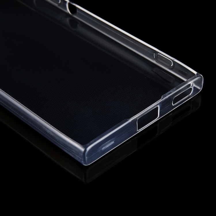 50 PCS for Sony Xperia XA1 0.75mm Ultra-thin Transparent TPU Protective Case