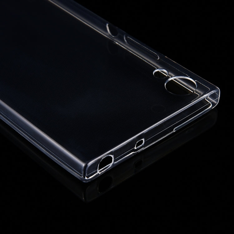 For Sony Xperia XA1 0.75mm Ultra-thin Transparent TPU Protective Case(Transparent)