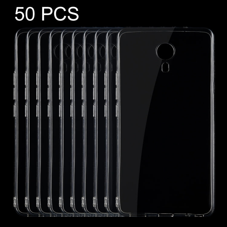 50 PCS for Meizu M3 Max / Meilan Max 0.75mm Ultra-thin Transparent TPU Protective Case