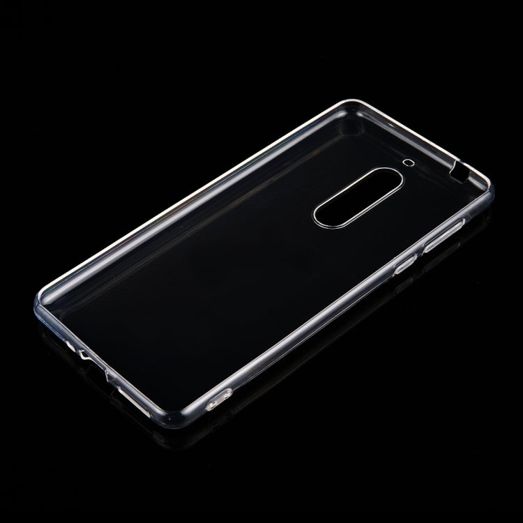 For Nokia 5 0.75mm Ultra-thin Transparent TPU Protective Case(Transparent)