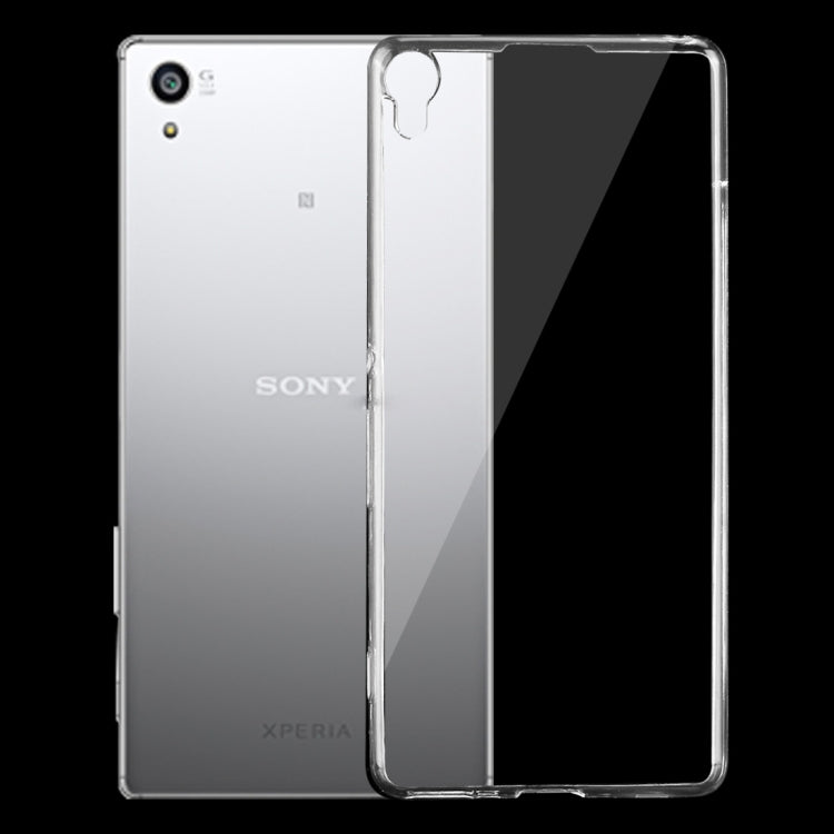 For Sony Xperia XA 0.75mm Ultra-thin Transparent TPU Protective Case(Transparent)