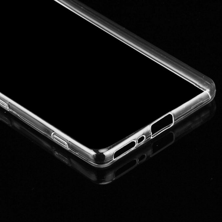 For Sony Xperia XA 0.75mm Ultra-thin Transparent TPU Protective Case(Transparent)