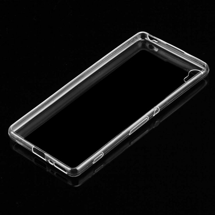 50 PCS for Sony Xperia XA 0.75mm Ultra-thin Transparent TPU Protective Case
