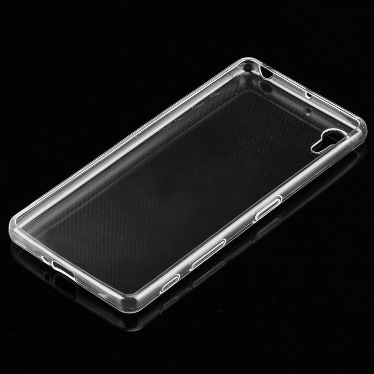 50 PCS for Sony Xperia X Performance 0.75mm Ultra-thin Transparent TPU Protective Case
