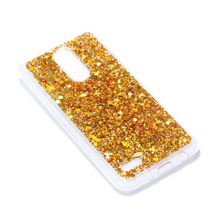 For LG K8 (2017) ( EU Version ) Colorful Glitter Powder Style Protective Soft Cover