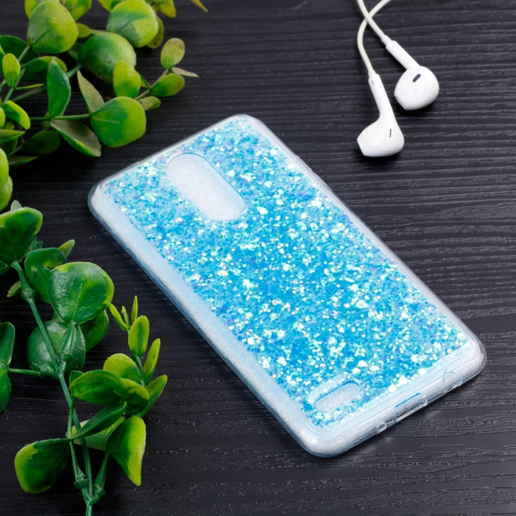 For LG K8 (2017) ( EU Version ) Colorful Glitter Powder Style Protective Soft Cover