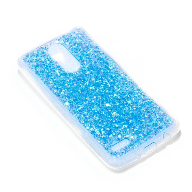 For LG K8 (2017) ( EU Version ) Colorful Glitter Powder Style Protective Soft Cover