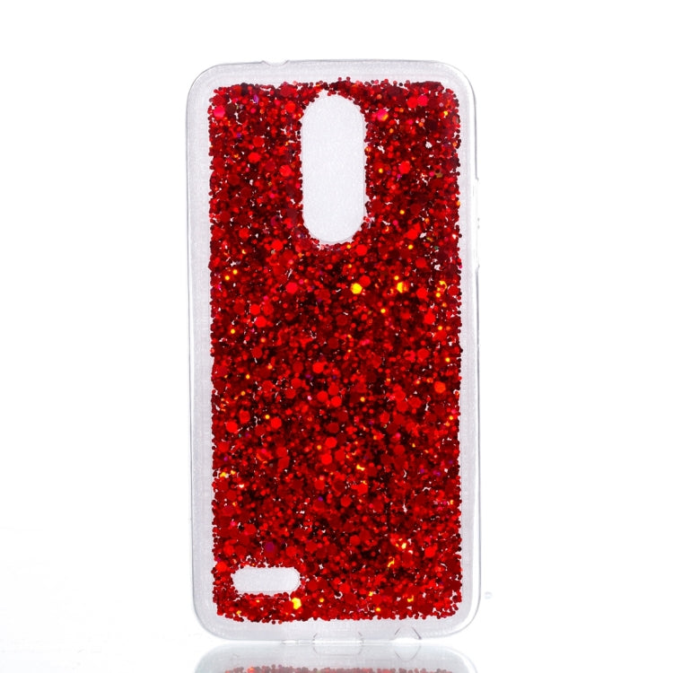 For LG K8 (2017) ( EU Version ) Colorful Glitter Powder Style Protective Soft Cover