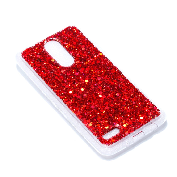 For LG K8 (2017) ( EU Version ) Colorful Glitter Powder Style Protective Soft Cover