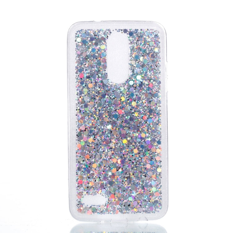 For LG K8 (2017) ( EU Version ) Colorful Glitter Powder Style Protective Soft Cover
