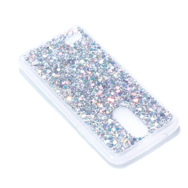 For LG K8 (2017) ( EU Version ) Colorful Glitter Powder Style Protective Soft Cover