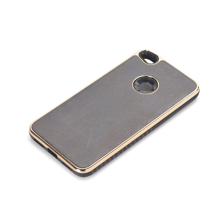 For Huawei P8 Lite(2017)Crazy Horse Texture Electroplating Back Cover