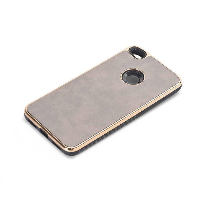 For Huawei P8 Lite(2017)Crazy Horse Texture Electroplating Back Cover