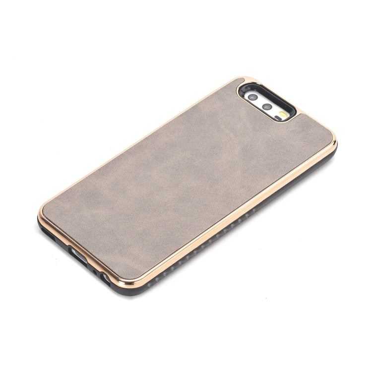 For Huawei P10 Crazy Horse Texture Electroplating Back Cover