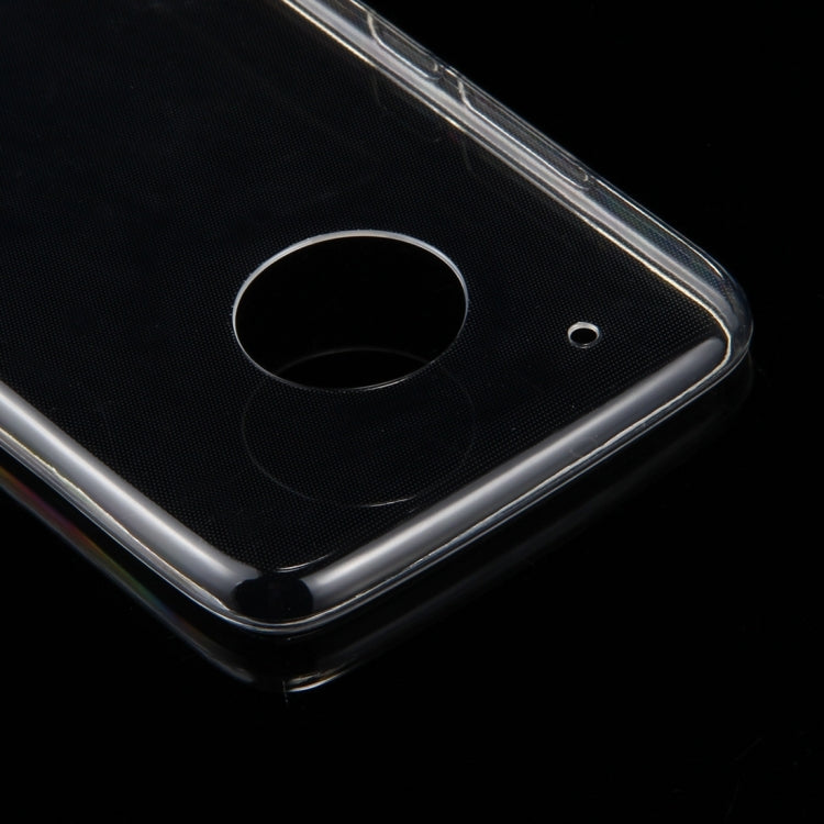 50 PCS for Motorola Moto G5 Plus 0.75mm Ultra-thin Transparent TPU Protective Case
