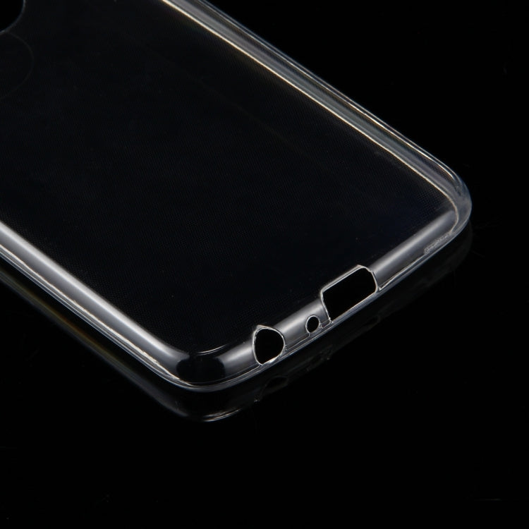 50 PCS for Motorola Moto G5 Plus 0.75mm Ultra-thin Transparent TPU Protective Case